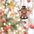 Holiday Highland Cow with Top Hat Ornament