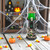 Dancing Skeletons Haunted Lighthouse Water Globe