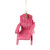 Margaritaville Pink Adirondack Chair Ornament