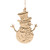 Aluminum Snowman Ornament