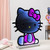 Hello Kitty Sitting Infinity Light