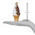 Old World Christmas Chocolate Swirl Soft Serve | Blown Glass 4.25in