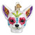 Old World Christmas Dia De Los Muertos Dog Ornament | Blown Glass
