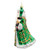 Christopher Radko Emerald Giftbearer Ornament | 6.25in