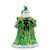 Christopher Radko Emerald Giftbearer Ornament | 6.25in