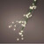 Christmas Tree Micro LED Warm White Lights On Green Wire Easy Hang Loop For 7ft Tree
