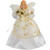 Kurt Adler - Ivory and Gold Angel Tree Topper