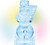  Department 56 Village Collection Accessories Ice Castle Snowman Lit Figurine, 1.61 Inch 