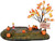 Enesco Village Collection Accessories Halloween Pumpkin Patch Animated Figurine Set, 7.5 Inch