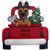 Personalized German Shepherd In Back Of Truck Ornament