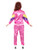 80s Height of Fashion Shell Suit Costume, Pink, with Jacket & Trousers, X-Large
