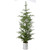 92" Galvanize Potted Natural Touch Nobel Fir Tree
