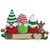 Personalized Gnomes on a Log Family of 3 Ornament