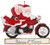 Motorcycle Christmas Couple Ornament For Personalization
