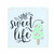 Sweet Life Ice Cream Wood Sign - 6" Decor