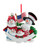 Patriotic Snow Family Of Five Ornament For Personalization
