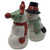 Merry Mistletoe Snowman Couple Salt & Pepper Set