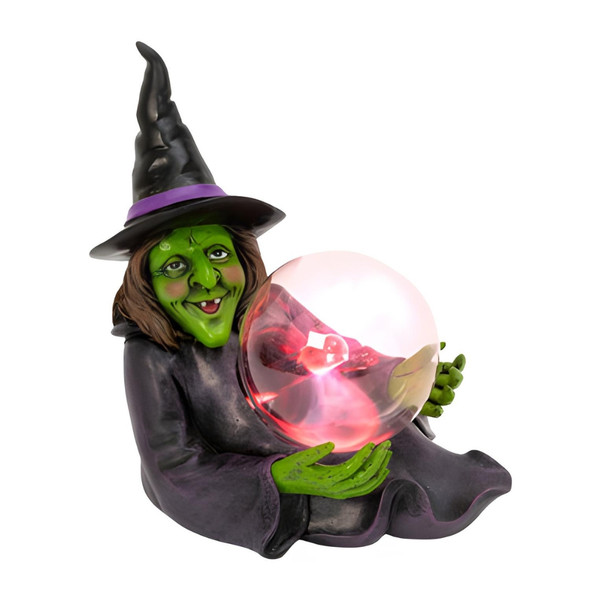 Witch Holding A Plasma Globe