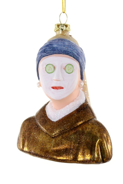 Cody Foster Relaxed Girl With Pearl Earrings Ornament