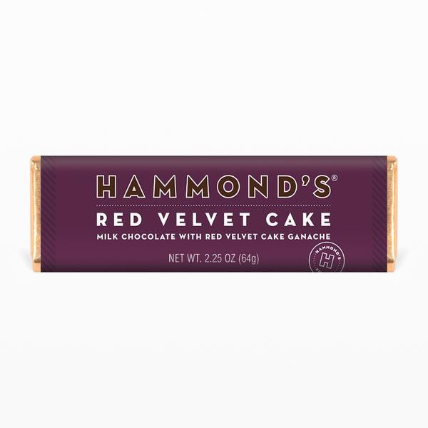 Hammond's Candies Red Velvet Cake Milk Chocolate Candy Bar
