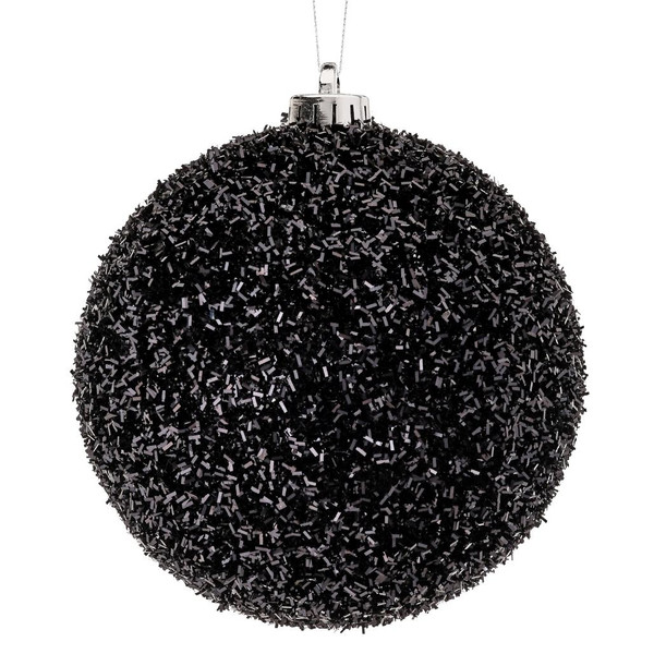 6" Glamour Glitter Ball Ornament
