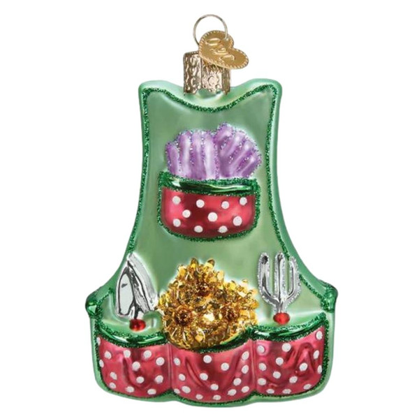 4" Gardening Apron Ornament
