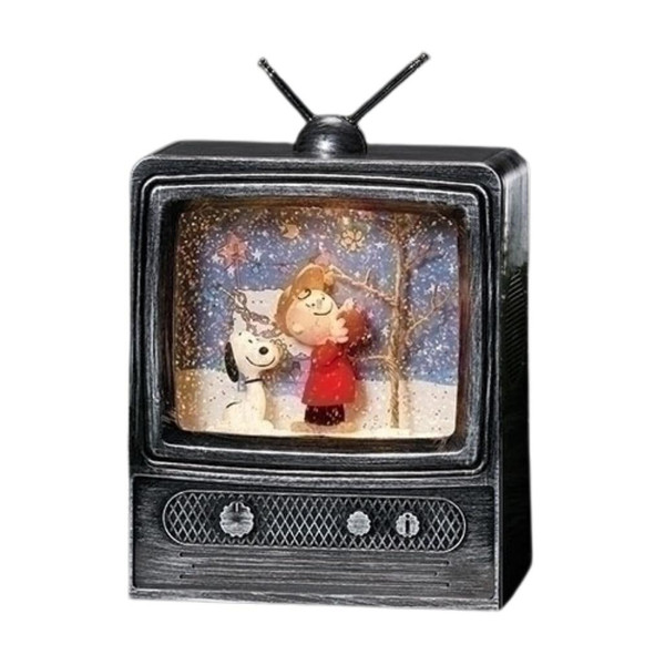 9" Roman - Snoopy And Charlie Brown Swirl In A TV Style
