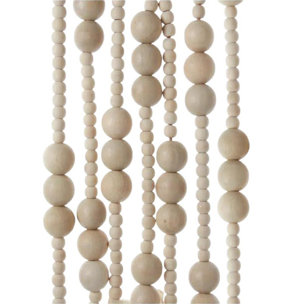 Wooden Natural Bead Garland