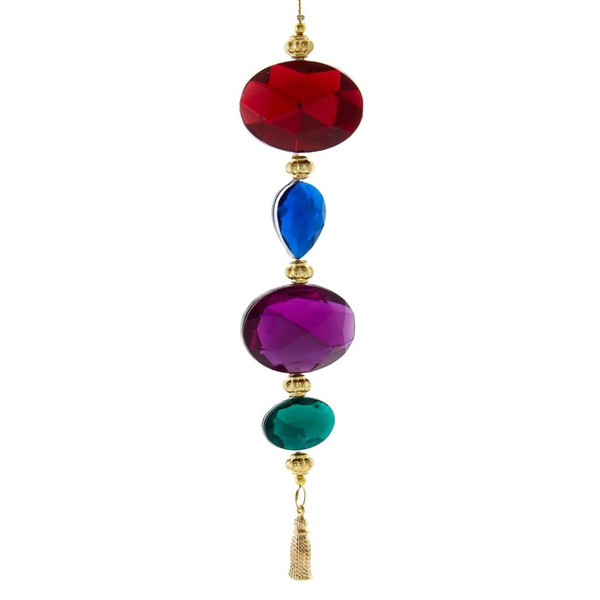 Red Jeweled Dangle Ornament
