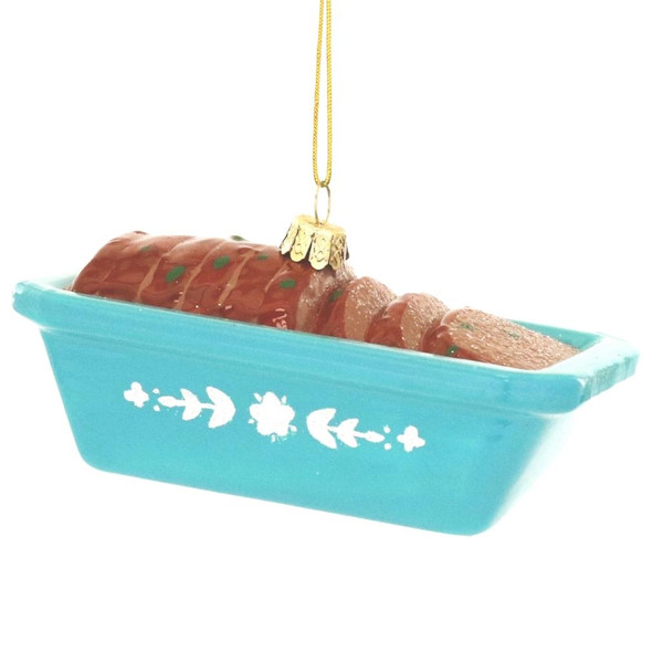 Cody Foster & Co - Mom's Meatloaf Blown Glass Ornament
