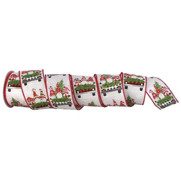 2.5" x 10Y Santa Gnomes Ribbon
