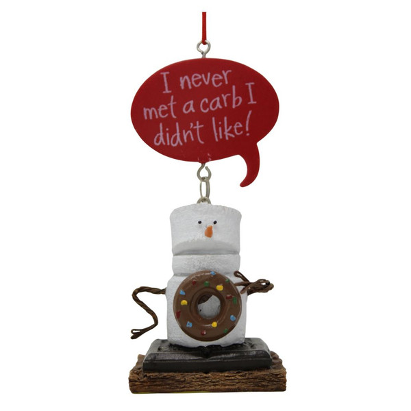 I Never Met A Carb I Didn't Like! Toasted S'Mores Ornament