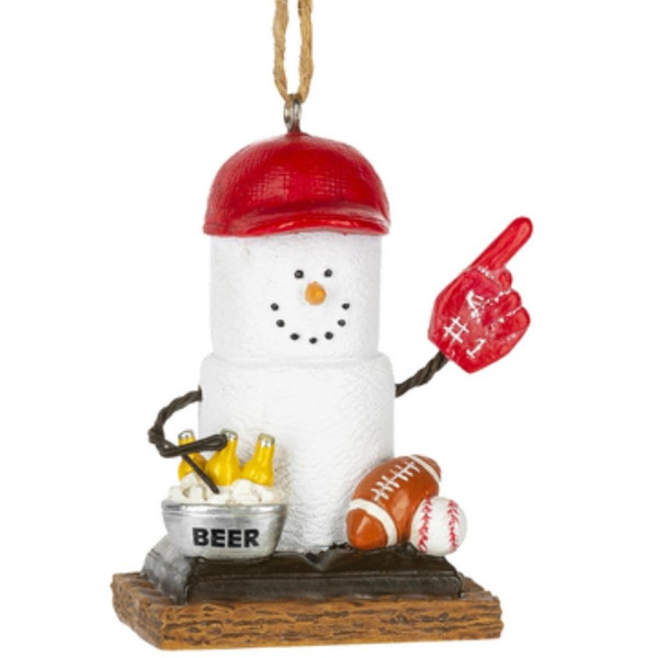 S'mores Sports Fan Ornament
