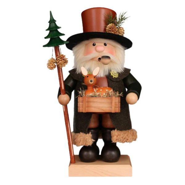 Christian Ulbricht Woodsman with Deer Incense Smoker | 14.5" Tall Handmade
