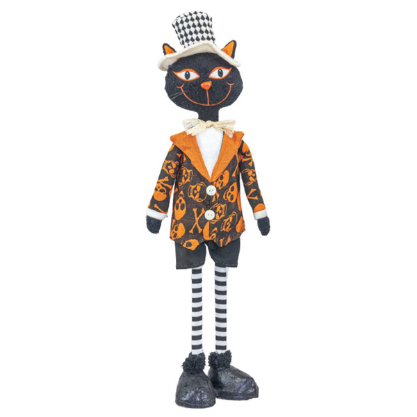 Skull Stripe Cat Boy Stander