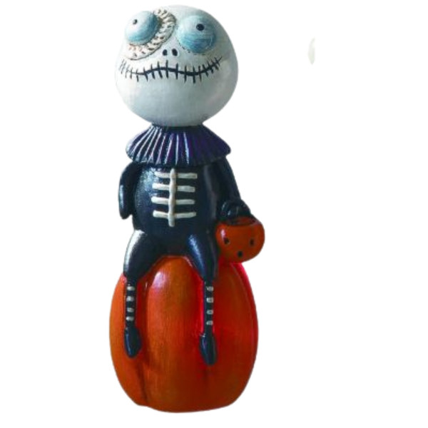 Black Skeleton with Light Up Eyes
