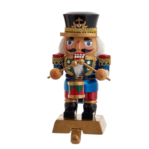 Drummer Nutcracker Stocking Holder
