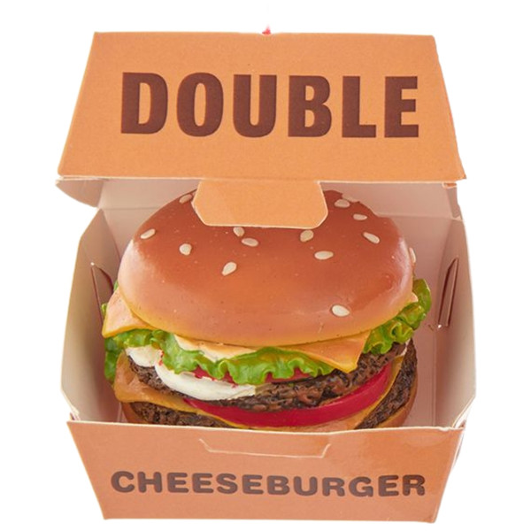 Double Cheeseburger Ornament
