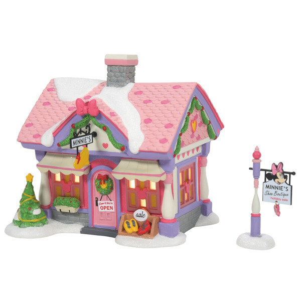 Department 56 - Disney Village - Minnies Shoe Boutique 
