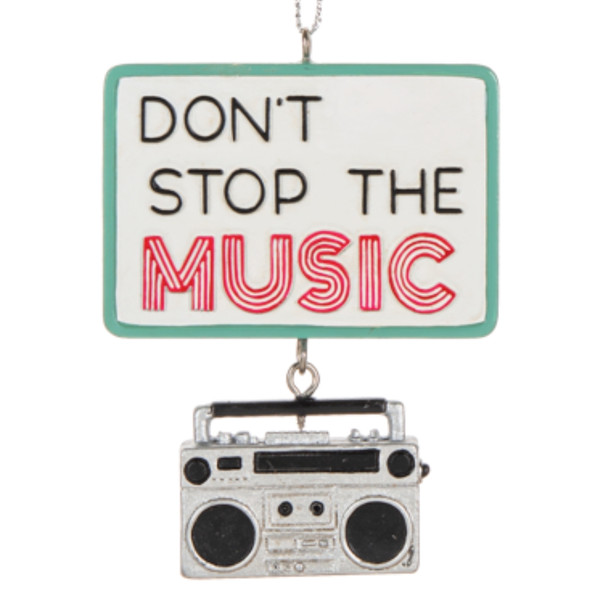 Boom Box Ornament
