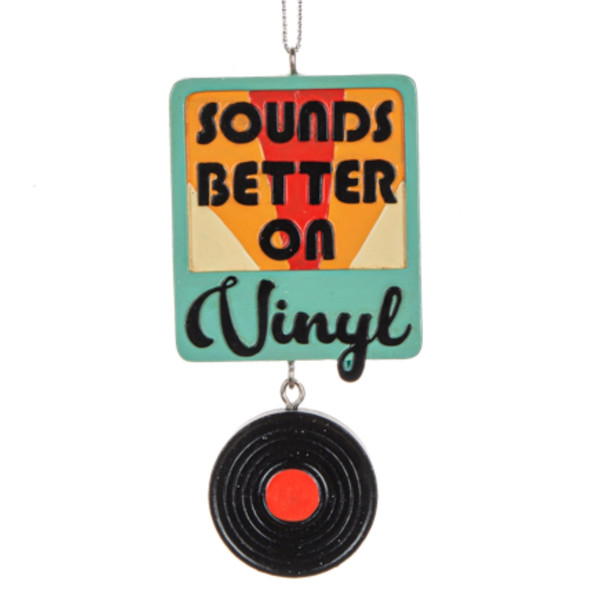 Vintage Record Ornament
