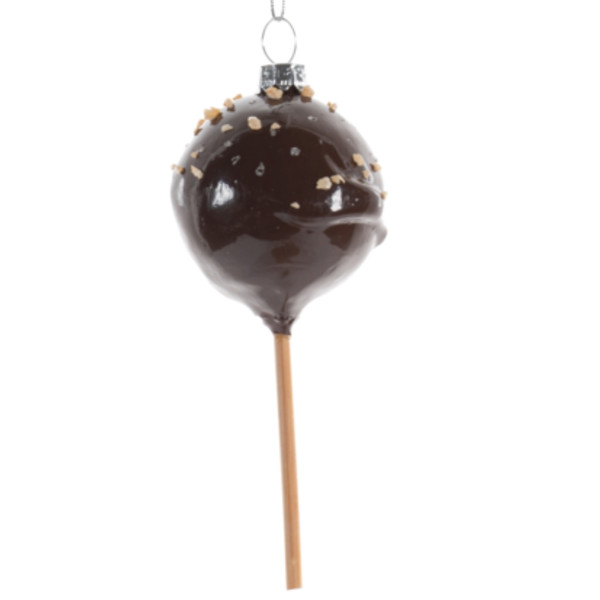Chocolate Cake Pop Ornament
