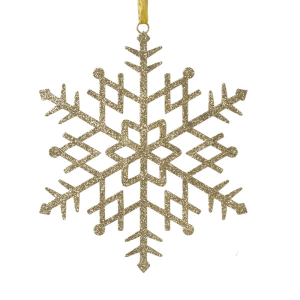 Gold Snowflake Ornament