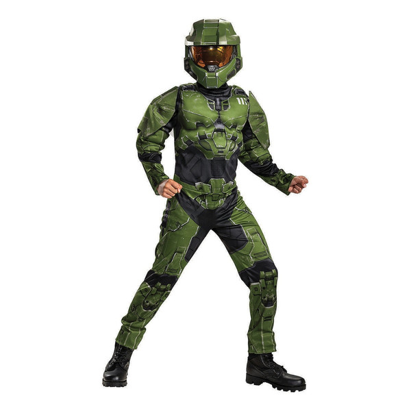 Large Boys Classic Muscle Master Chief Infinite Costume