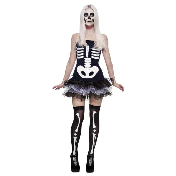 Small Fever Skeleton with Tutu Costume