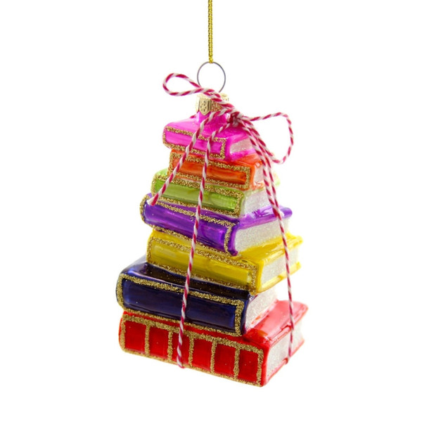 Cody Foster Glass Bright Tomes Ornament