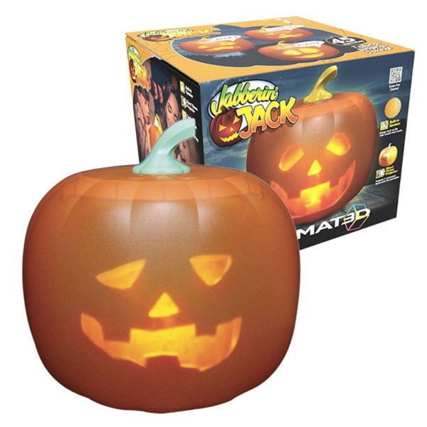 Jabberin Jack Orange Animated Pumpkin
