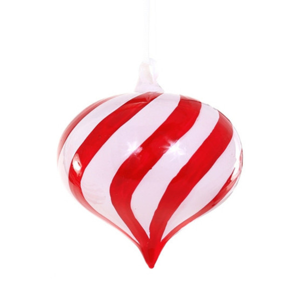 Cody Foster Glass Striped Onion Ornament
