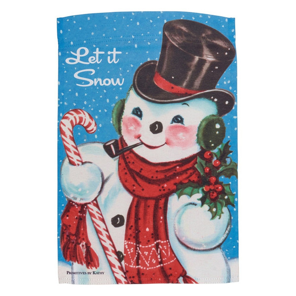 Let It Snow Garden Flag