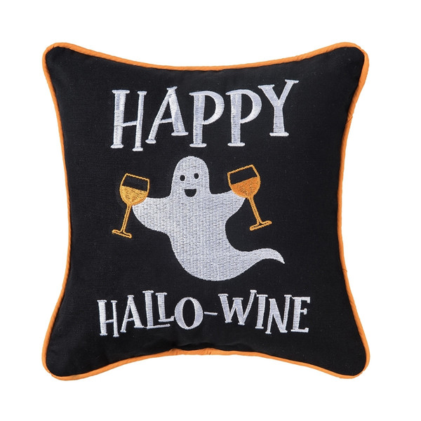 Happy Hallo Wine Decorative Pillow